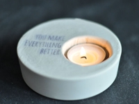 Design Mom Amy Christie Plaster Tea Light Holder